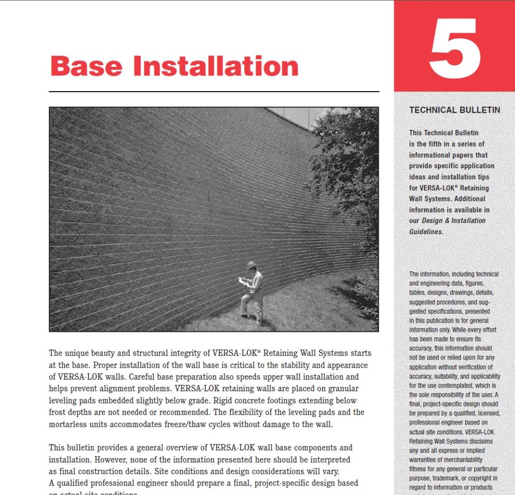 Base Installation Tech Bulletin