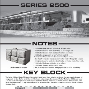 Series 2500 info